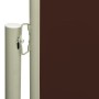 Toldo lateral retráctil de jardín marrón 117x600 cm de vidaXL, Sombrillas - Ref: Foro24-317951, Precio: 103,10 €, Descuento: %