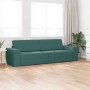 Sofá cama Verde oscuro 245 x 78 x 77 cm tela en Sofás | Comprar online en Foru.es