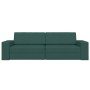 Sofá cama Verde oscuro 245 x 78 x 77 cm tela en Sofás | Comprar online en Foru.es