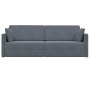 Sofá-cama de piso Gris oscuro 213 x 70 x 77 cm Terciopelo en Sofás | Comprar online en Foru.es