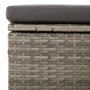 Set de muebles de jardín 4 pzas y cojines ratán sintético gris de vidaXL, Sofás de exterior - Ref: Foro24-318676, Precio: 365...