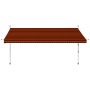Toldo manual retráctil naranja y marrón 400 cm de vidaXL, Toldos - Ref: Foro24-145840, Precio: 102,04 €, Descuento: %