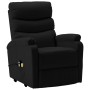 Sillón de masaje elevable cuero sintético negro de vidaXL, Sillones de masaje eléctricos - Ref: Foro24-321283, Precio: 372,52...