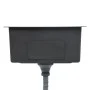 Fregadero de cocina hecho a mano acero inoxidable de vidaXL, Fregaderos - Ref: Foro24-145077, Precio: 80,10 €, Descuento: %
