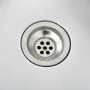 Fregadero de cocina hecho a mano acero inoxidable de vidaXL, Fregaderos - Ref: Foro24-145077, Precio: 70,80 €, Descuento: %