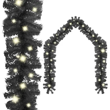 Guirnalda de Navidad con luces LED negro 20 m de vidaXL, Luces de Navidad - Ref: Foro24-329191, Precio: 47,64 €, Descuento: %