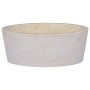 Lavabo crema mármol Ø40x15 cm de vidaXL, Lavabos - Ref: Foro24-149177, Precio: 154,30 €, Descuento: %