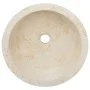 Cream marble sink Ø40x15 cm by vidaXL, Sinks - Ref: Foro24-149177, Price: 151,37 €, Discount: %
