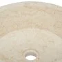 Lavabo crema mármol Ø40x15 cm de vidaXL, Lavabos - Ref: Foro24-149177, Precio: 151,37 €, Descuento: %