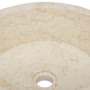 Lavabo crema mármol Ø40x15 cm de vidaXL, Lavabos - Ref: Foro24-149177, Precio: 154,30 €, Descuento: %