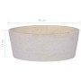 Lavabo crema mármol Ø40x15 cm de vidaXL, Lavabos - Ref: Foro24-149177, Precio: 154,30 €, Descuento: %