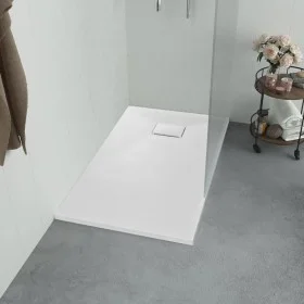 SMC white shower tray 90x80 cm by vidaXL, Shower trays - Ref: Foro24-144769, Price: 149,23 €, Discount: %