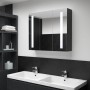 Mueble de baño con espejo LED 89x14x62 cm de vidaXL, Tocadores de baño - Ref: Foro24-325544, Precio: 135,06 €, Descuento: %