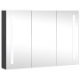 Mueble de baño con espejo LED 89x14x62 cm de vidaXL, Tocadores de baño - Ref: Foro24-325544, Precio: 135,06 €, Descuento: %