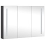 Mueble de baño con espejo LED 89x14x62 cm de vidaXL, Tocadores de baño - Ref: Foro24-325544, Precio: 135,06 €, Descuento: %