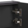 Mueble de baño con espejo LED 89x14x62 cm de vidaXL, Tocadores de baño - Ref: Foro24-325544, Precio: 135,06 €, Descuento: %