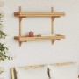 Estante de pared con estante Marrón 39 x 26 x 60 cm Bambú en Estanterías | Comprar online en Foru.es