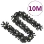 Guirnalda de Navidad con luces LED negro 10 m de vidaXL, Luces de Navidad - Ref: Foro24-329190, Precio: 37,79 €, Descuento: %