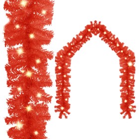 Guirnalda de Navidad con luces LED rojo 5 m de vidaXL, Luces de Navidad - Ref: Foro24-329195, Precio: 16,54 €, Descuento: %