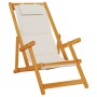 Silla de playa plegable con reposabrazos gris claro en Sillas de jardín | Comprar online en Foru.es