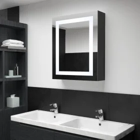Mueble de baño con espejo LED 50x13x70 cm de vidaXL, Tocadores de baño - Ref: Foro24-325543, Precio: 131,71 €, Descuento: %