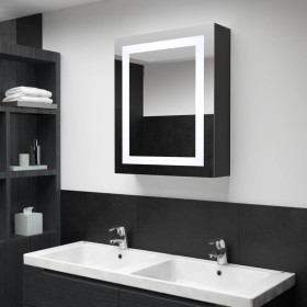 Mueble de baño con espejo LED 50x13x70 cm de vidaXL, Tocadores de baño - Ref: Foro24-325543, Precio: 134,44 €, Descuento: %