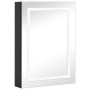 Mueble de baño con espejo LED 50x13x70 cm de vidaXL, Tocadores de baño - Ref: Foro24-325543, Precio: 134,44 €, Descuento: %