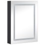 Mueble de baño con espejo LED 50x13x70 cm de vidaXL, Tocadores de baño - Ref: Foro24-325543, Precio: 134,44 €, Descuento: %