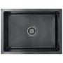 Fregadero de cocina hecho a mano acero inoxidable negro de vidaXL, Fregaderos - Ref: Foro24-145084, Precio: 155,28 €, Descuen...