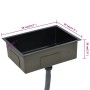 Fregadero de cocina hecho a mano acero inoxidable negro de vidaXL, Fregaderos - Ref: Foro24-145084, Precio: 155,28 €, Descuen...