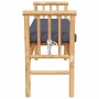 Banco de jardín con cojín Marrón 110 x 38 x 65cm Bambú en Bancos de jardín | Comprar online en Foru.es