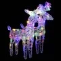 Renos de Navidad 2 unidades 80 LED acrílico multicolor de vidaXL, Luces de Navidad - Ref: Foro24-342681, Precio: 64,41 €, Des...