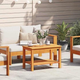 Mesa lateral Marrón 70 x 40 x 45 cm Madera de Acacia Sólida en Mesas de centro | Comprar online en Foru.es