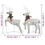 Renos de Navidad 2 unidades 40 LED dorado de vidaXL, Luces de Navidad - Ref: Foro24-342683, Precio: 50,25 €, Descuento: %