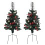 Árboles de Navidad artificiales de camino LED 2 uds PVC 76 cm de vidaXL, Arboles de navidad - Ref: Foro24-332835, Precio: 47,...