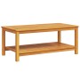 Mesa lateral Marrón 110 x 55 x 45 cm Madera de Acacia Sólida en Mesas de centro | Comprar online en Foru.es