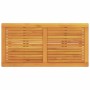 Mesa lateral Marrón 110 x 55 x 45 cm Madera de Acacia Sólida en Mesas de centro | Comprar online en Foru.es