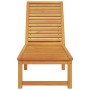 Tumbona Marrón 202 x 53 x 89 cm Madera de Acacia Sólida en Tumbonas | Comprar online en Foru.es