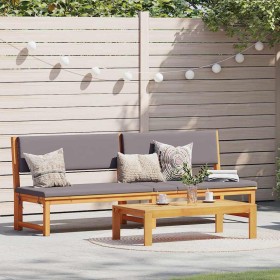 Tumbona Marrón 200 x 57 x 75cm Madera maciza de Acacia en Tumbonas | Comprar online en Foru.es