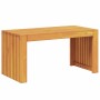 Mesa lateral Marrón 70 x 35 x 35 cm Madera de Acacia Sólida en Mesas de centro | Comprar online en Foru.es