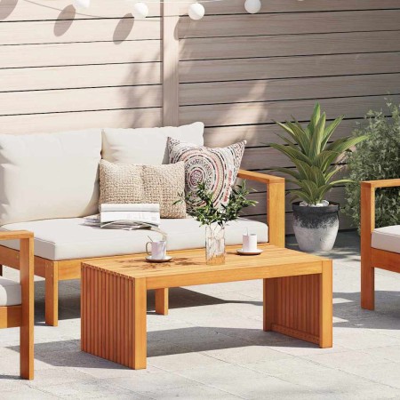 Mesa lateral Marrón 90 x 45 x 35 cm Madera de Acacia Sólida en Mesas de centro | Comprar online en Foru.es