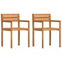 Sillas de jardín 2 unidades 50x53x80 cm Madera maciza Acacia en Sillas de jardín | Comprar online en Foru.es