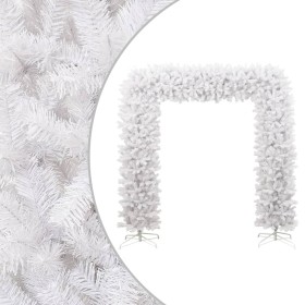 Árbol de Navidad en arco blanco 240 cm de vidaXL, Arboles de navidad - Ref: Foro24-345090, Precio: 141,40 €, Descuento: %