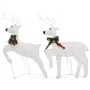 Renos de Navidad 2 unidades 40 LED blanco de vidaXL, Luces de Navidad - Ref: Foro24-342685, Precio: 40,81 €, Descuento: %