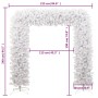 Árbol de Navidad en arco blanco 240 cm de vidaXL, Arboles de navidad - Ref: Foro24-345090, Precio: 141,40 €, Descuento: %