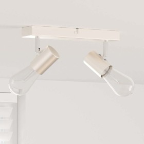 Foco de techo con focos Níquel 26 x 6,5 x 11,5 cm Metal en Accesorios para iluminación | Comprar online en Foru.es