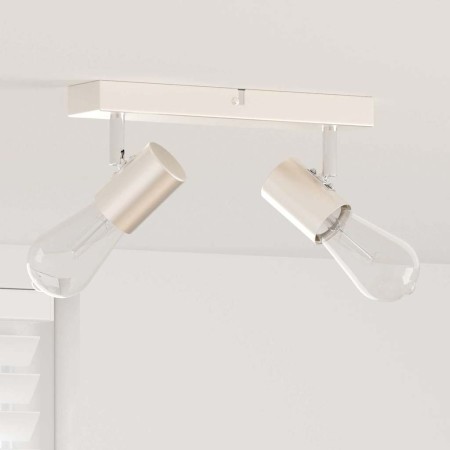 Foco de techo con focos Níquel 26 x 6,5 x 11,5 cm Metal en Accesorios para iluminación | Comprar online en Foru.es