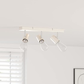 Foco de techo con focos Níquel 38 x 6,5 x 11,5 cm Metal en Accesorios para iluminación | Comprar online en Foru.es