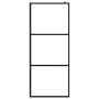 Accessible shower screen ESG transparent black glass 90x195 cm by vidaXL, Shower walls and screens - Ref: Foro24-149149, Pric...