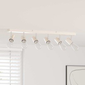 Foco de techo con focos Níquel 73 x 6,5 x 11,5 cm Metal en Accesorios para iluminación | Comprar online en Foru.es